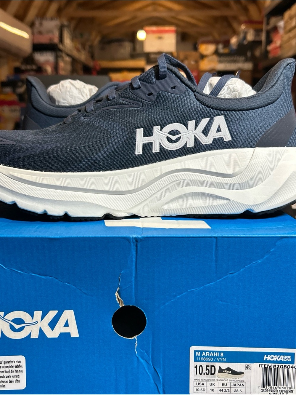 Men’s Hoka One One Arahi 8 Blue 10.5D